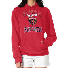 Florida Panthers G-III 4Her by Carl Banks Women's Team Logo Tri-Blend Fleece Pullover Hoodie
