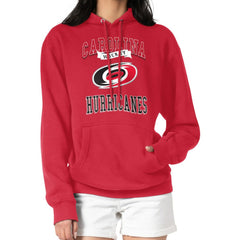 Carolina Hurricanes G-III 4Her by Carl Banks Women's Team Logo Tri-Blend Fleece Pullover Hoodie