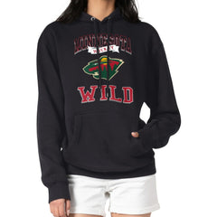 Minnesota Wild G-III 4Her by Carl Banks Women's Team Logo Tri-Blend Fleece Pullover Hoodie