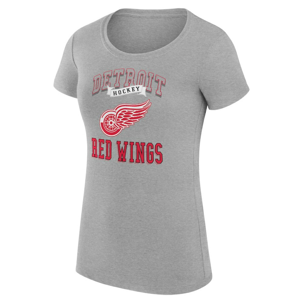 Detroit Red Wings G-III 4Her by Carl Banks Women's Super-Slim Fit Lightweight Team Logo Graphic T-Shirt