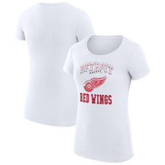 Detroit Red Wings G-III 4Her by Carl Banks Women's Super-Slim Fit Lightweight Team Logo Graphic T-Shirt