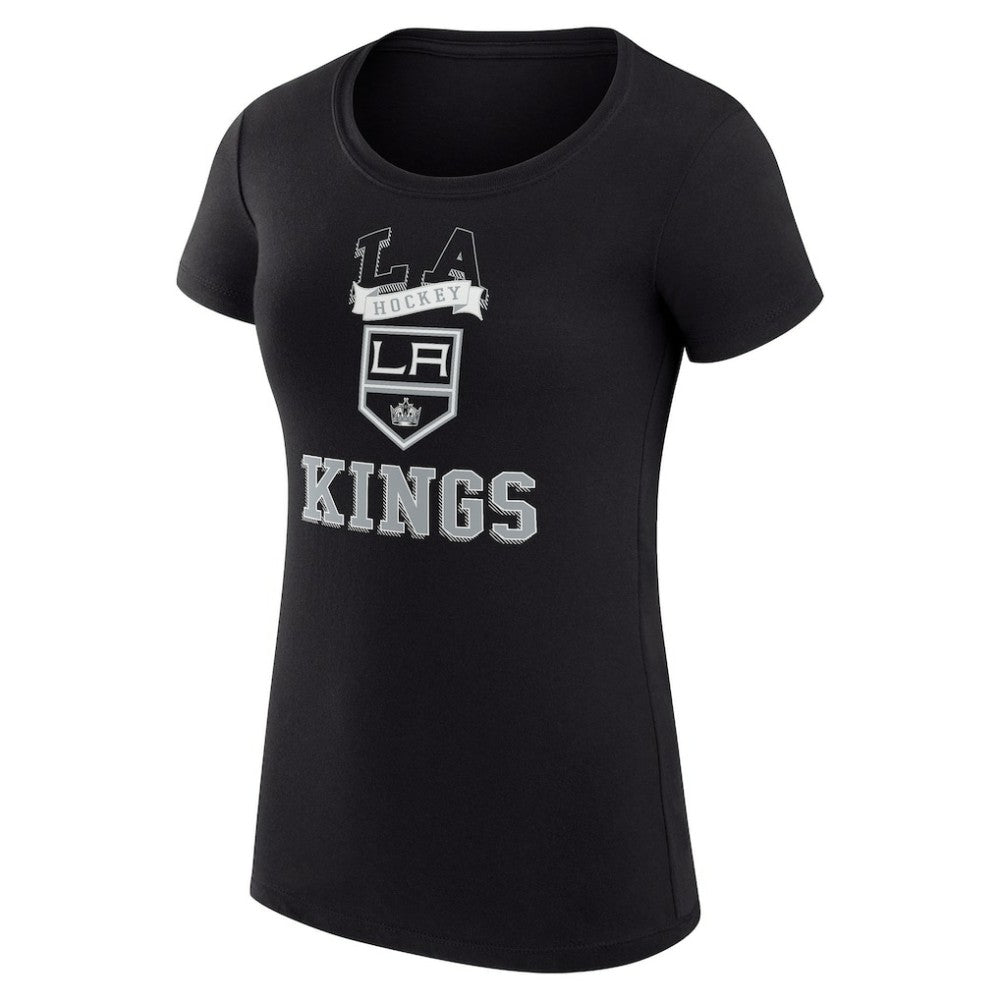 Los Angeles Kings G-III 4Her by Carl Banks Women's Super-Slim Fit Lightweight Team Logo Graphic T-Shirt