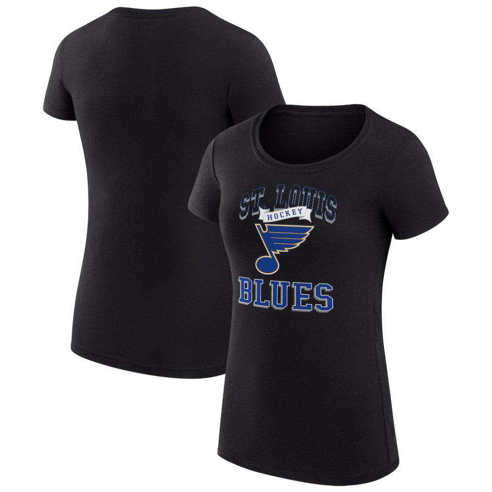 St. Louis Blues G-III 4Her by Carl Banks Women's Super-Slim Fit Lightweight Team Logo Graphic T-Shirt