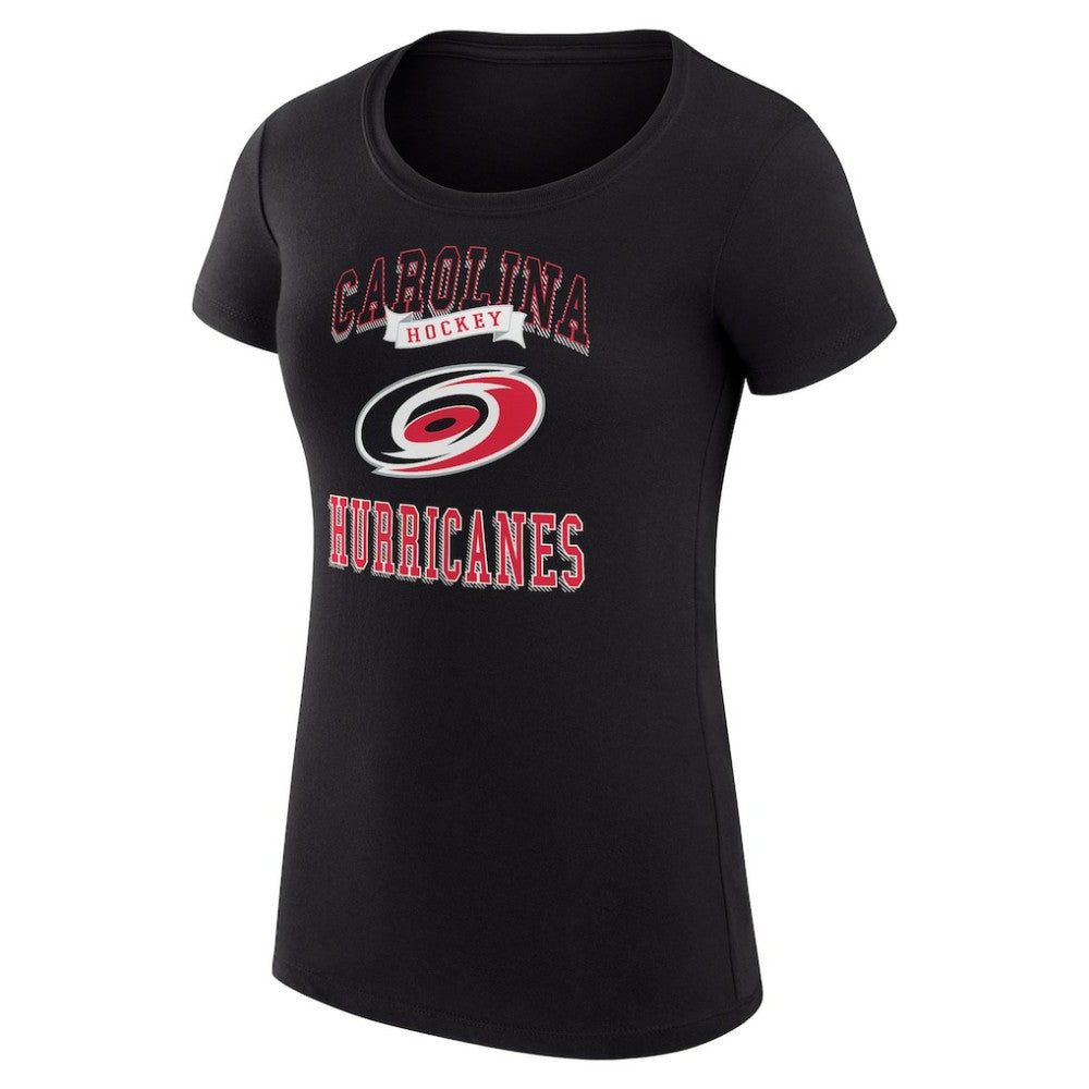 Carolina Hurricanes G-III 4Her by Carl Banks Women's Super-Slim Fit Lightweight Team Logo Graphic T-Shirt