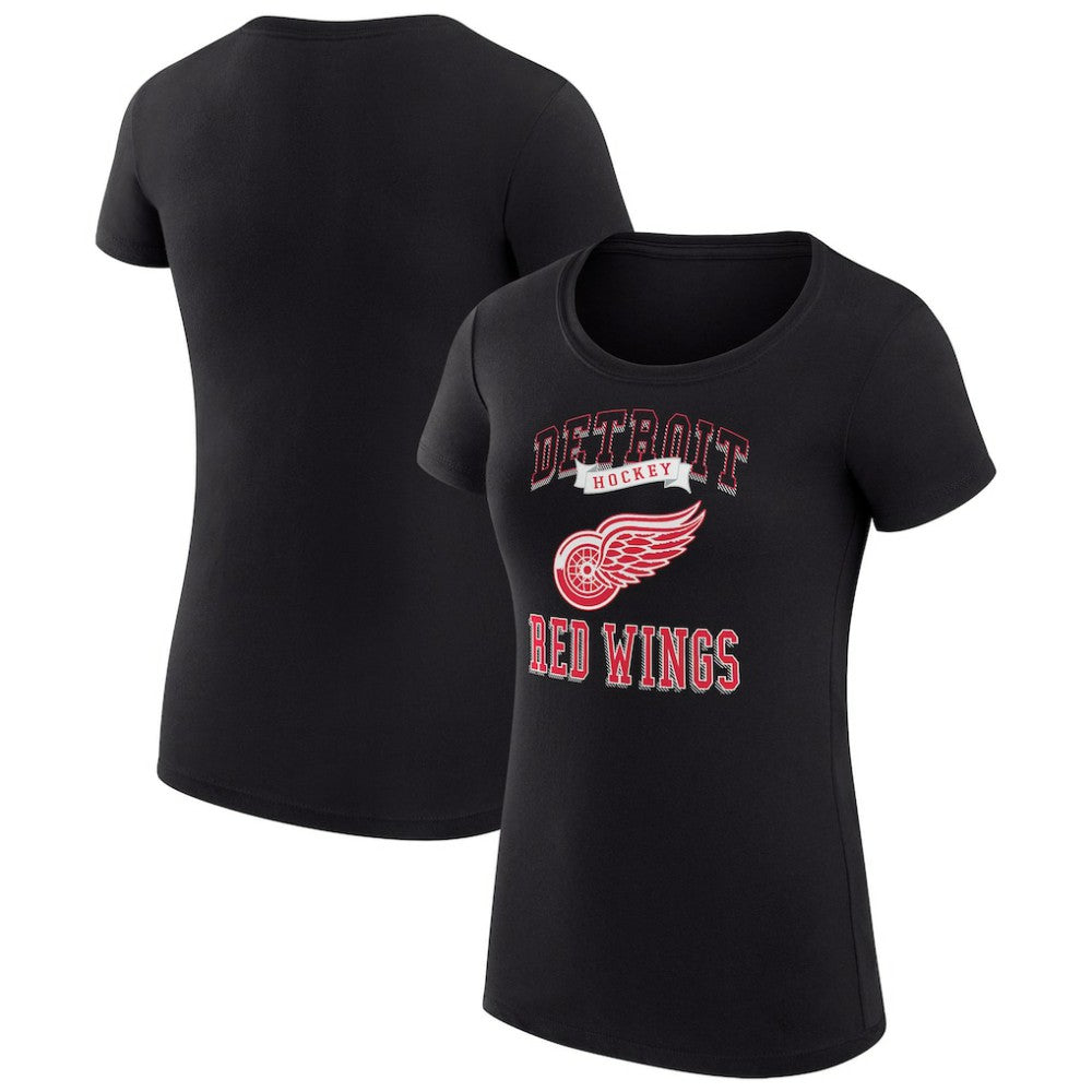Detroit Red Wings G-III 4Her by Carl Banks Women's Super-Slim Fit Lightweight Team Logo Graphic T-Shirt