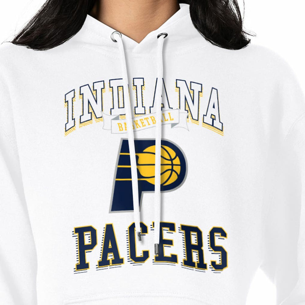 Indiana Pacers G-III 4Her by Carl Banks Women's Graphic Fleece Pullover Hoodie - White online