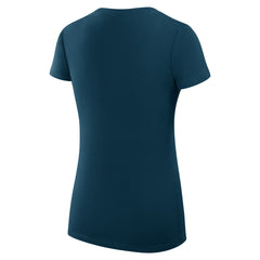Oklahoma City Thunder G-III 4Her by Carl Banks Women's Super-Slim Fit Lightweight Team Logo V-Neck T-Shirt - Navy cheap
