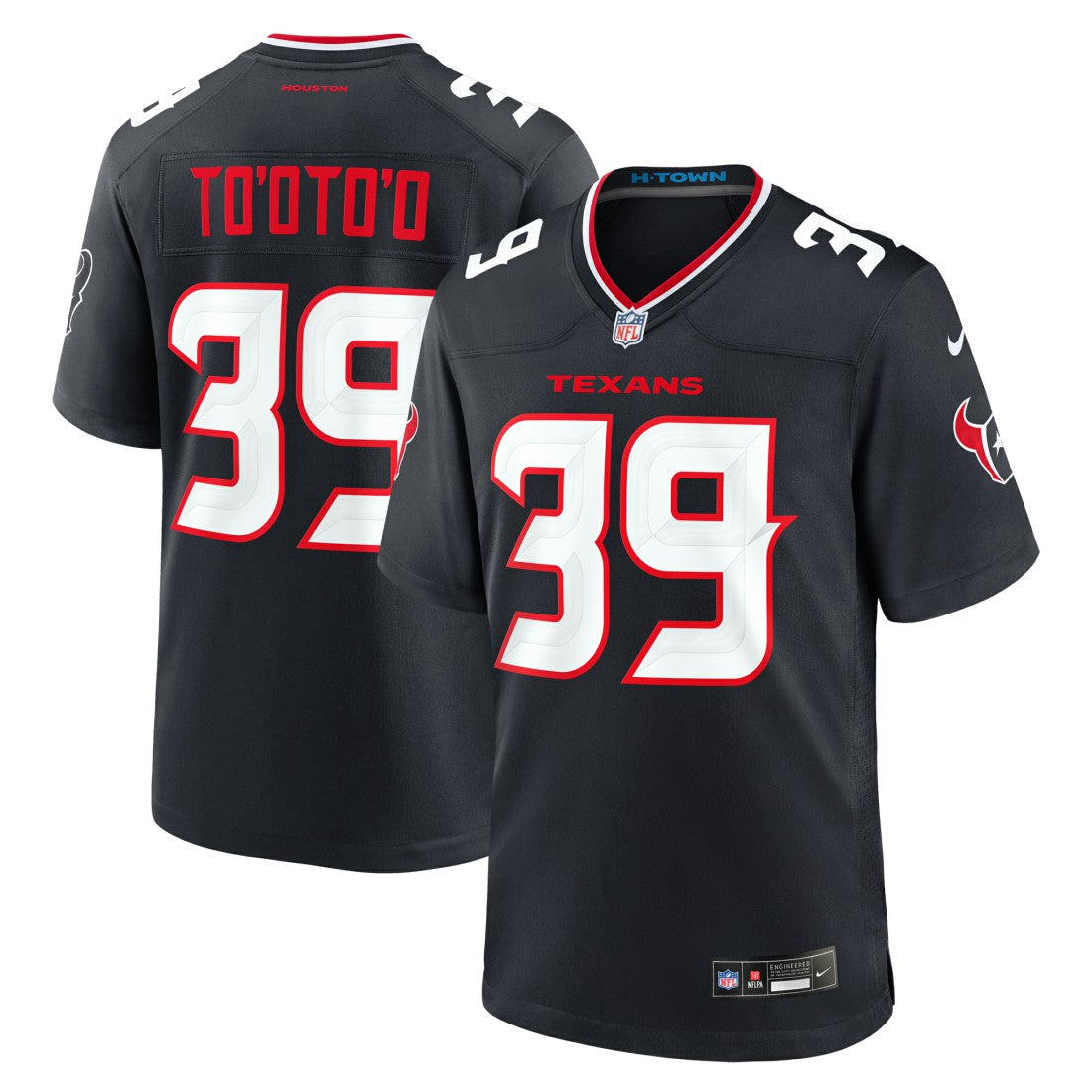 NFL Houston Texans Henry To'oto'o  Team Game Jersey