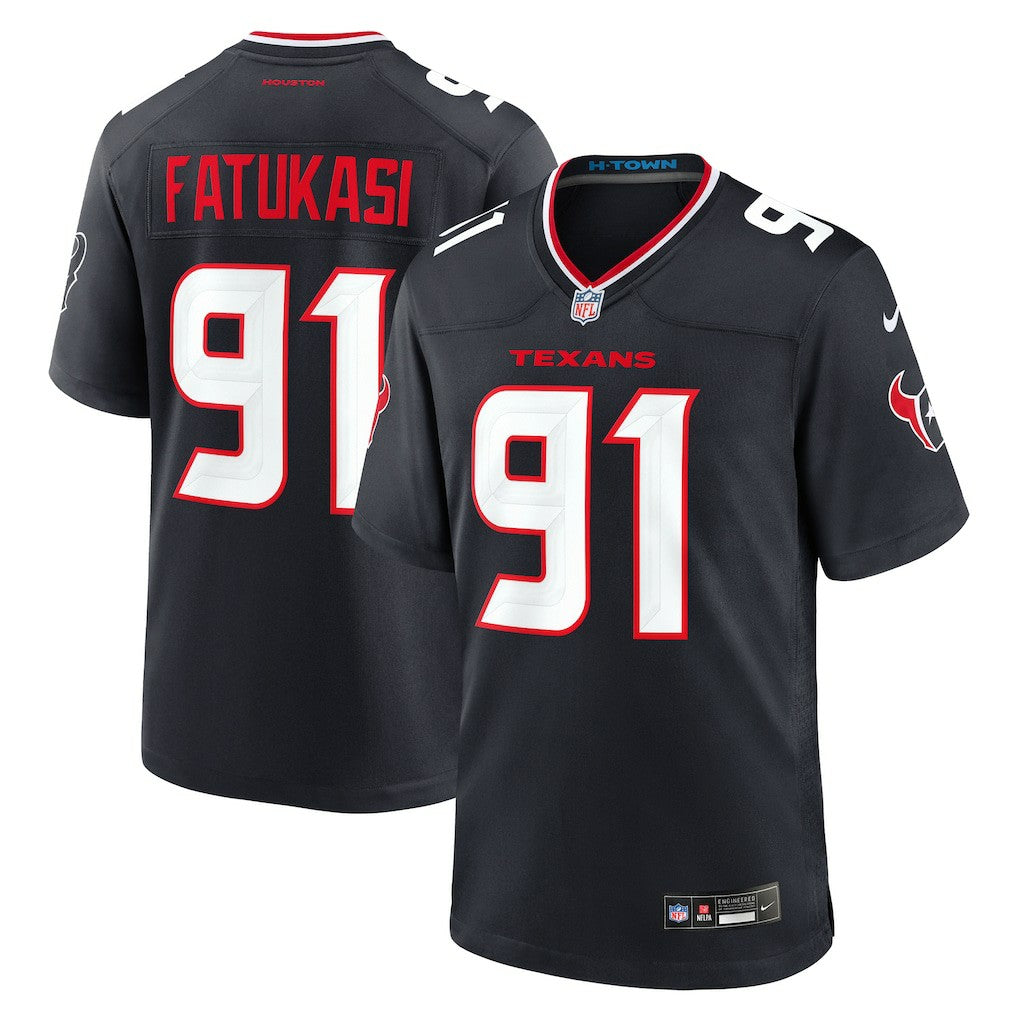 NFL Houston Texans Folorunso Fatukasi  Team Game Jersey