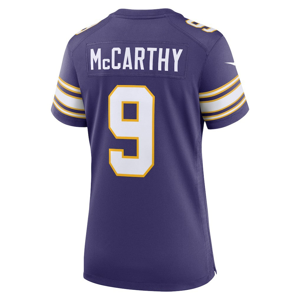 NFL Minnesota Vikings J.J. McCarthy  Women's 2nd Alternate Player Game Jersey
