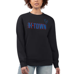 NFL Houston Texans G-III 4Her by Carl Banks Women's H-Town Fleece Pullover Sweatshirt