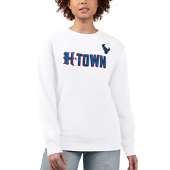 NFL Houston Texans G-III 4Her by Carl Banks Women's H-Town Fleece Pullover Sweatshirt