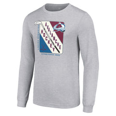 Colorado Avalanche Starter Shield Long Sleeve Graphic T-Shirt