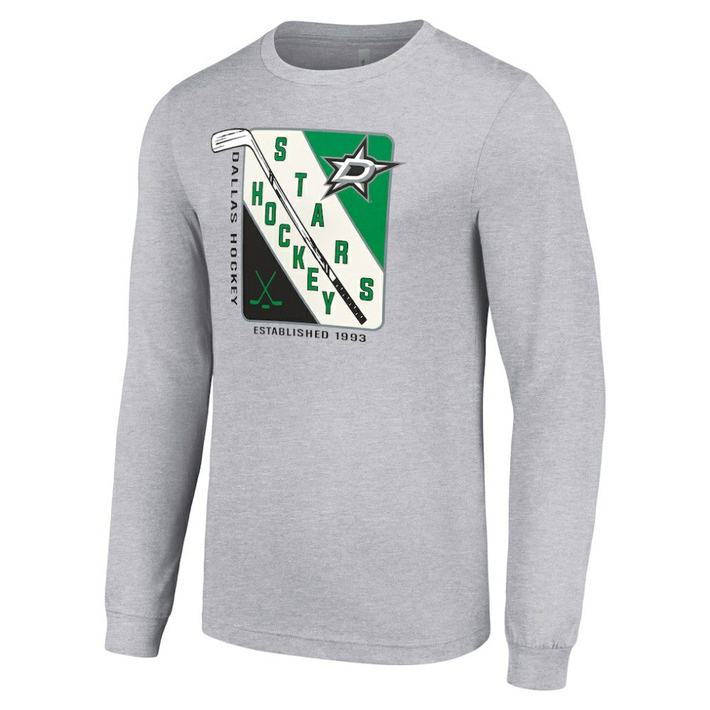 Dallas Stars Starter Shield Long Sleeve Graphic T-Shirt