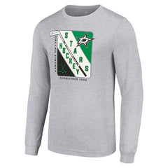 Dallas Stars Starter Shield Long Sleeve Graphic T-Shirt