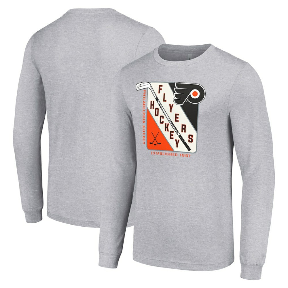 Philadelphia Flyers Starter Shield Long Sleeve Graphic T-Shirt