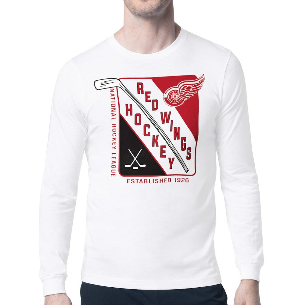 Detroit Red Wings Starter Shield Long Sleeve Graphic T-Shirt