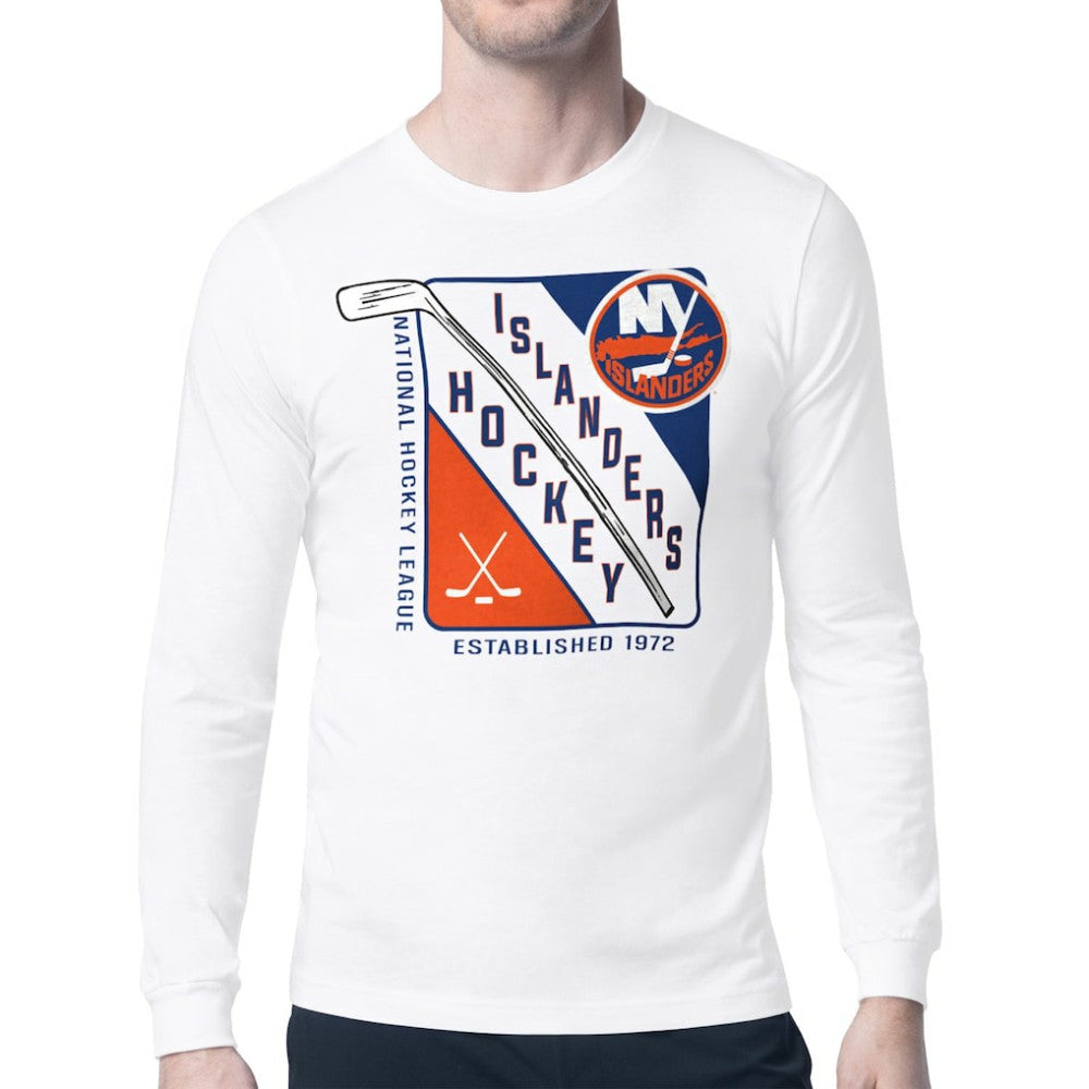 New York Islanders Starter Shield Long Sleeve Graphic T-Shirt