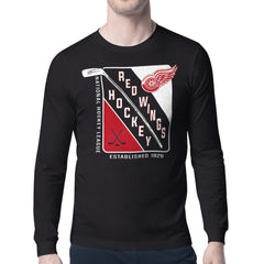 Detroit Red Wings Starter Shield Long Sleeve Graphic T-Shirt