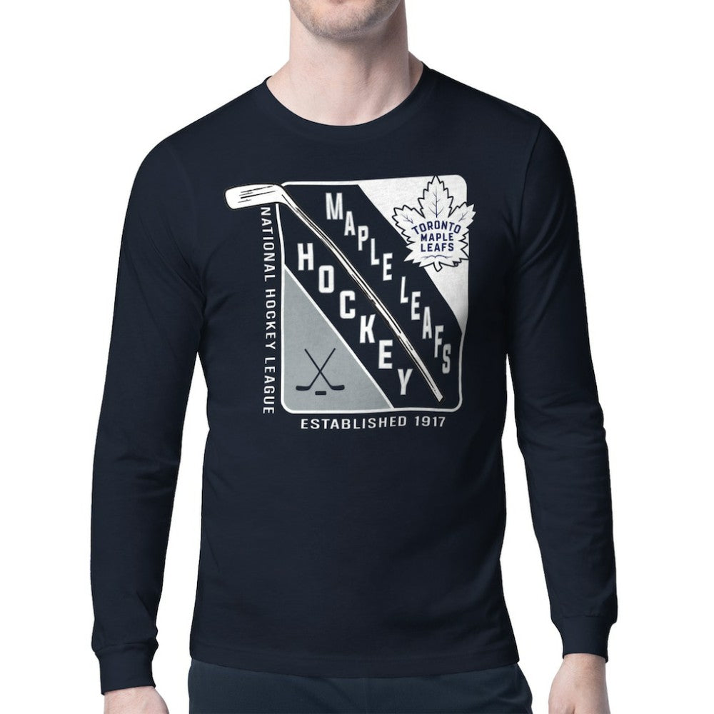 Toronto Maple Leafs Starter Shield Long Sleeve Graphic T-Shirt