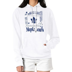 Toronto Maple Leafs G-III 4Her by Carl Banks Women's Collage Team Graphic Tri-Blend Fleece Pullover Hoodie