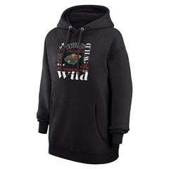 Minnesota Wild G-III 4Her by Carl Banks Women's Collage Team Graphic Tri-Blend Fleece Pullover Hoodie