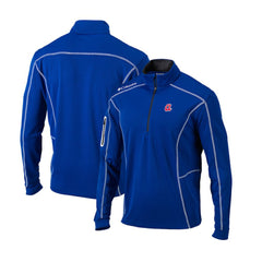 Atlanta Braves Cooperstown Collection Omni-Wick Shotgun Quarter-Zip Top - Royal | Columbia
