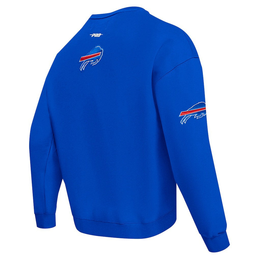 NFL Buffalo Bills Pro Standard Turn It Up Drop Shoulder Pullover Sweatshirt