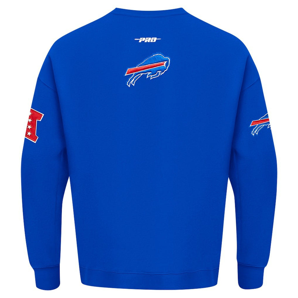 NFL Buffalo Bills Pro Standard Turn It Up Drop Shoulder Pullover Sweatshirt