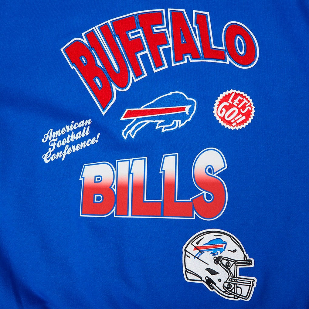 NFL Buffalo Bills Pro Standard Turn It Up Drop Shoulder Pullover Sweatshirt