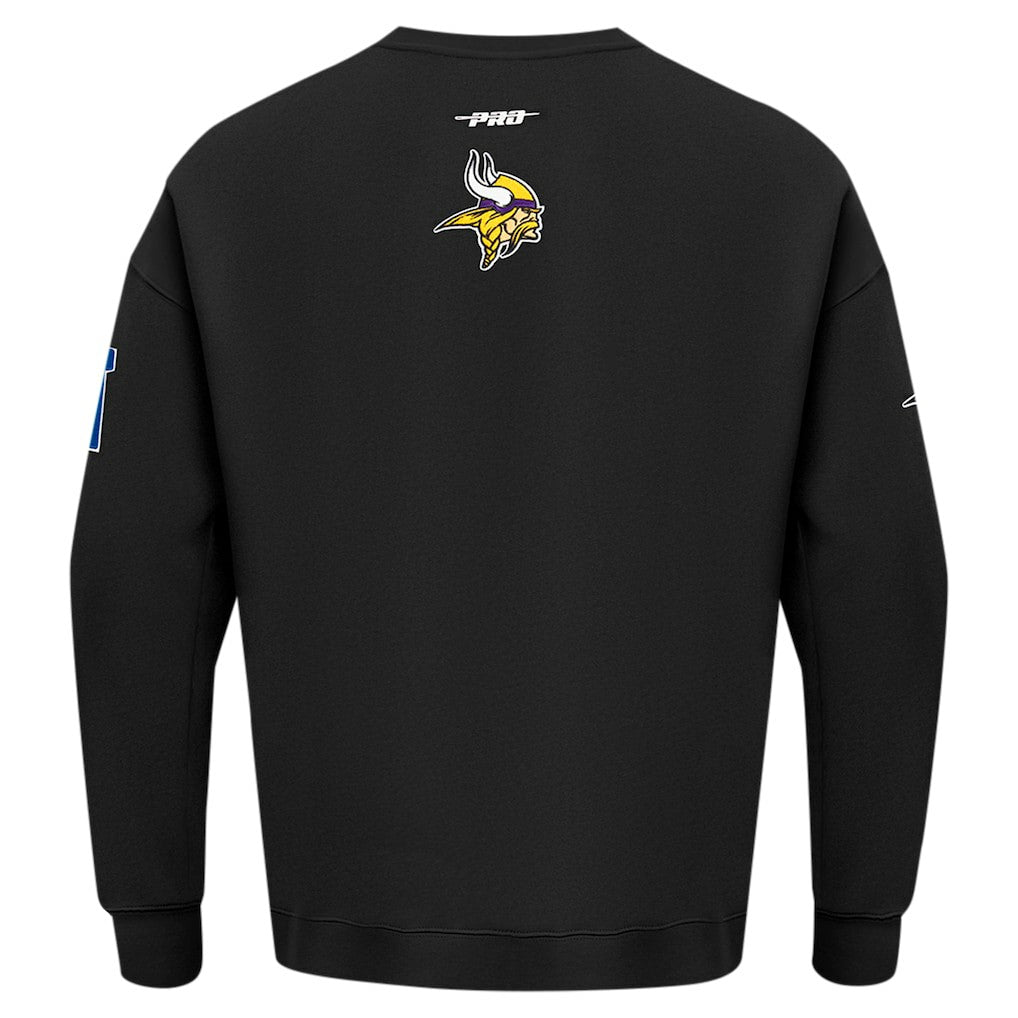 NFL Minnesota Vikings Pro Standard Turn It Up Drop Shoulder Pullover Sweatshirt