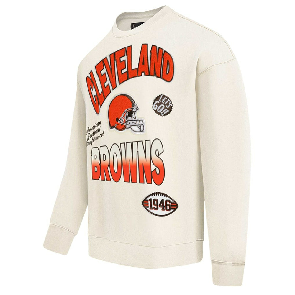 NFL Cleveland Browns Pro Standard Turn It Up Pullover Sweatshirt