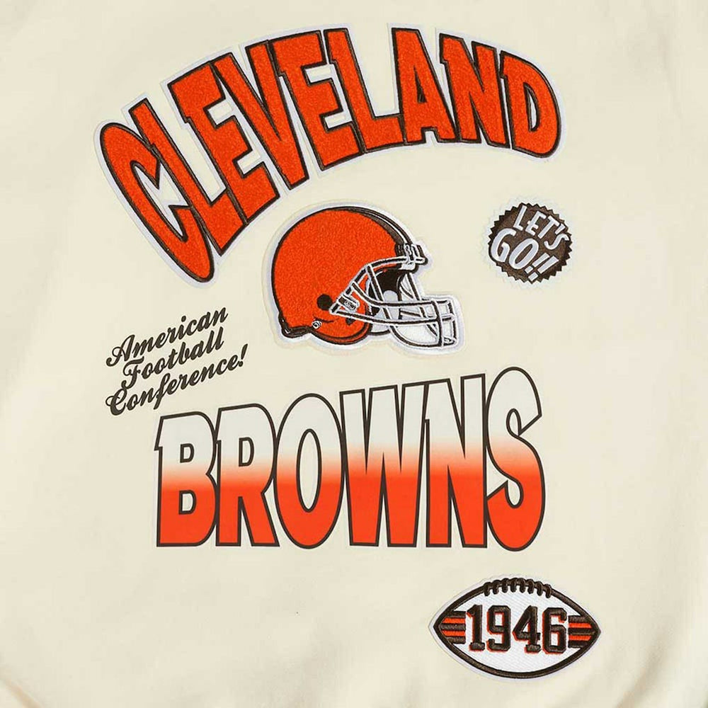 NFL Cleveland Browns Pro Standard Turn It Up Pullover Sweatshirt