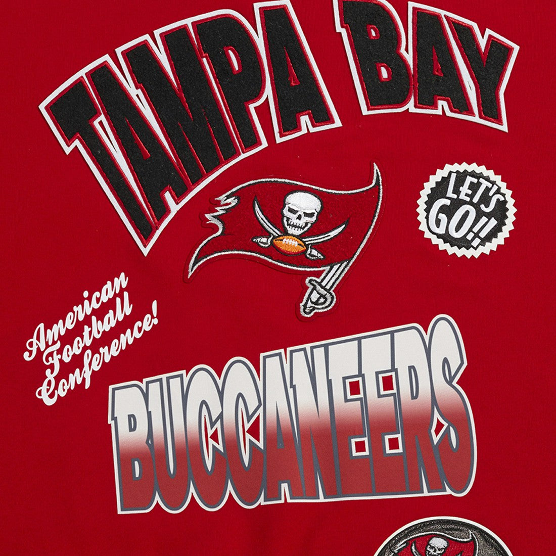 NFL Tampa Bay Buccaneers Pro Standard Turn It Up Drop Shoulder Pullover Sweatshirt
