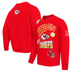NFL Kansas City Chiefs Pro Standard Turn It Up Drop Shoulder Pullover Sweatshirt