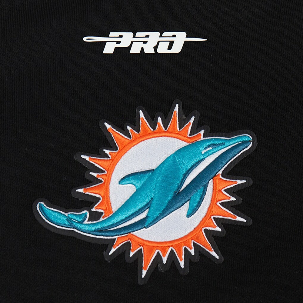 NFL Miami Dolphins Pro Standard Turn It Up Drop Shoulder Pullover Sweatshirt