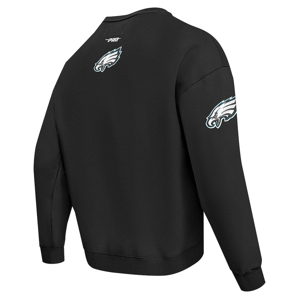 NFL Philadelphia Eagles Pro Standard Turn It Up Drop Shoulder Pullover Sweatshirt