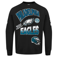 NFL Philadelphia Eagles Pro Standard Turn It Up Drop Shoulder Pullover Sweatshirt