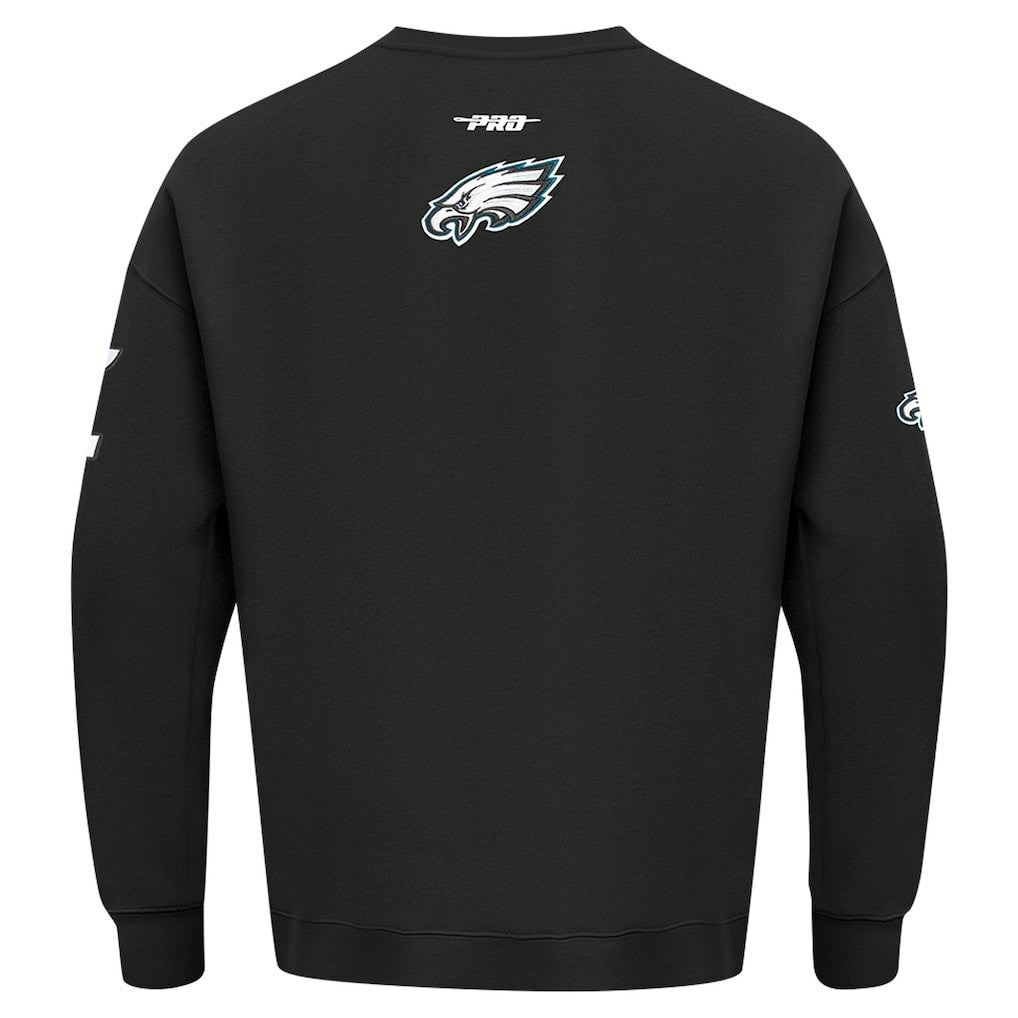 NFL Philadelphia Eagles Pro Standard Turn It Up Drop Shoulder Pullover Sweatshirt