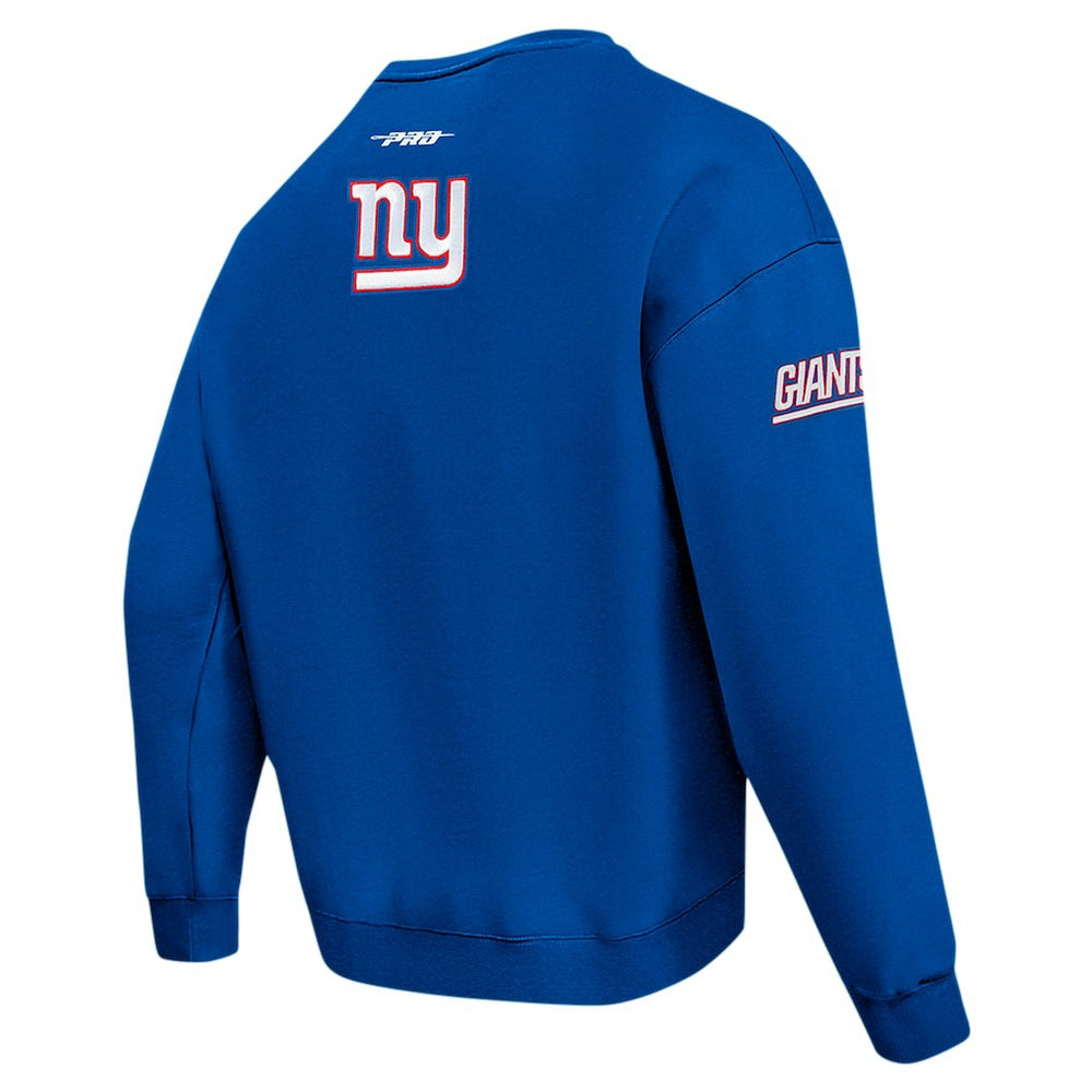NFL New York Giants Pro Standard Turn It Up Drop Shoulder Pullover Sweatshirt