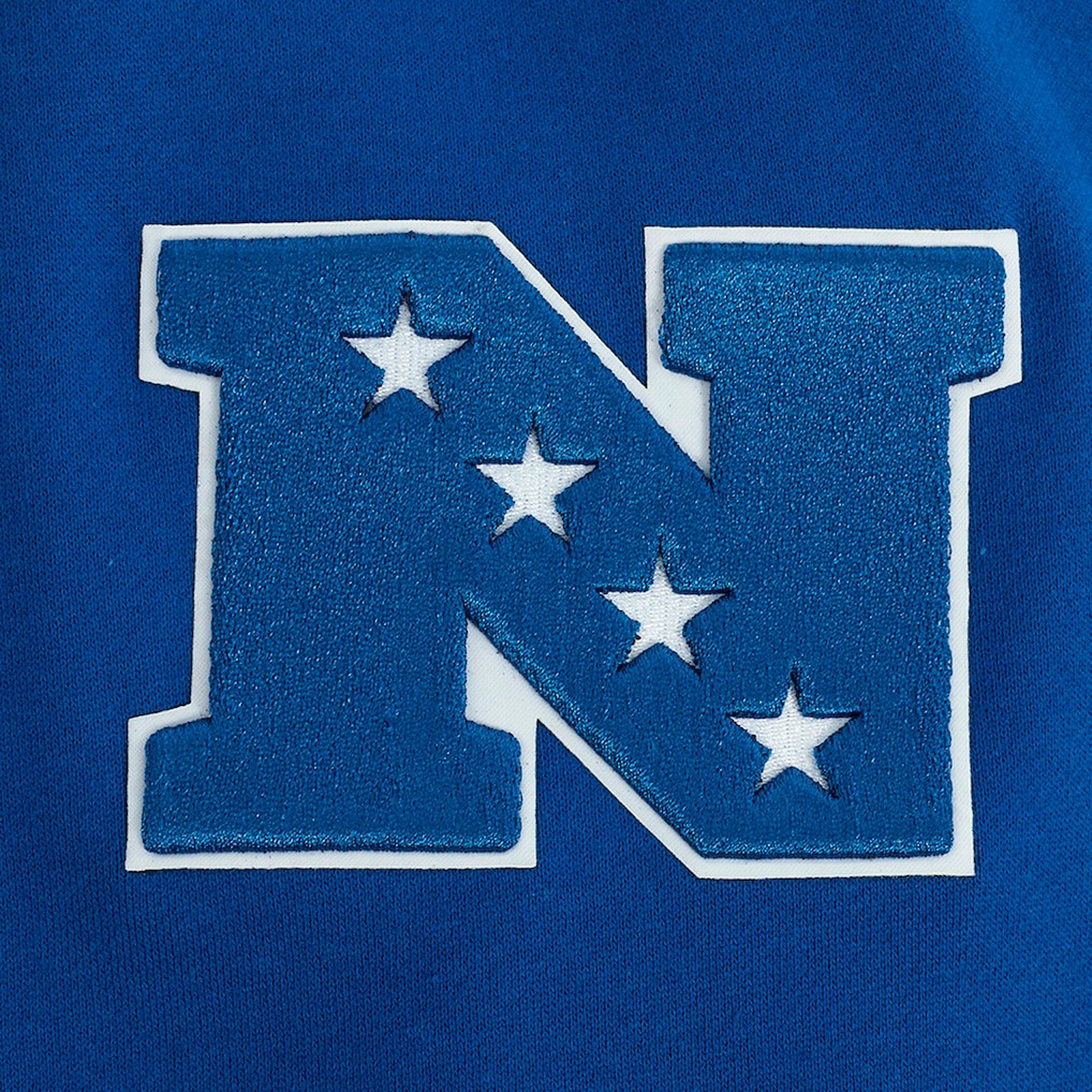 NFL New York Giants Pro Standard Turn It Up Drop Shoulder Pullover Sweatshirt