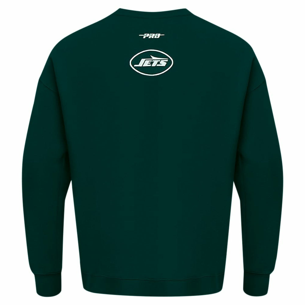 NFL New York Jets Pro Standard Turn It Up Drop Shoulder Pullover Sweatshirt