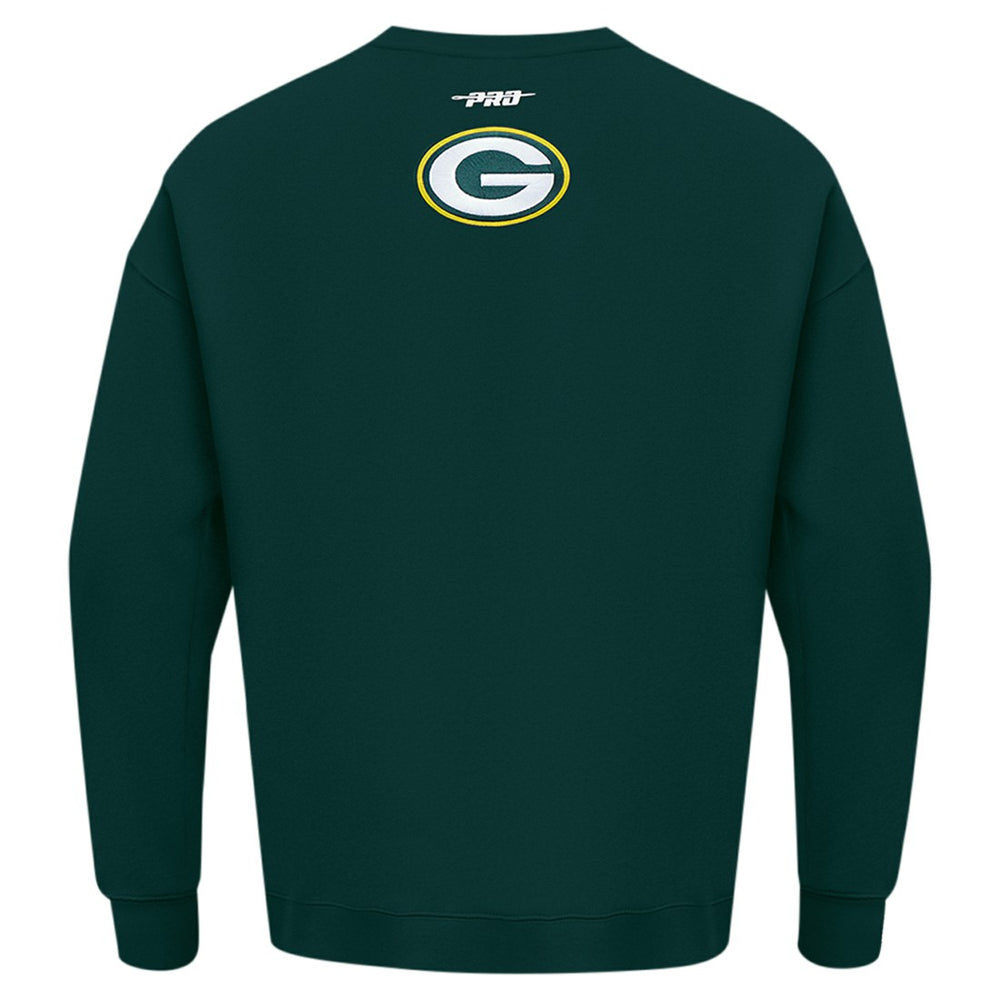 NFL Green Bay Packers Pro Standard Turn It Up Drop Shoulder Pullover Sweatshirt