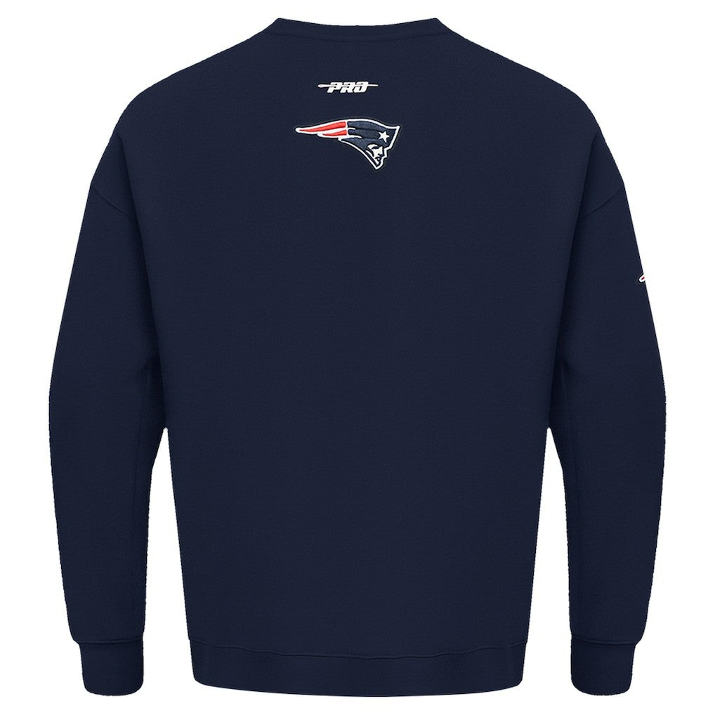 NFL New England Patriots Pro Standard Turn It Up Drop Shoulder Pullover Sweatshirt
