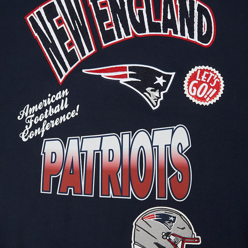 NFL New England Patriots Pro Standard Turn It Up Drop Shoulder Pullover Sweatshirt