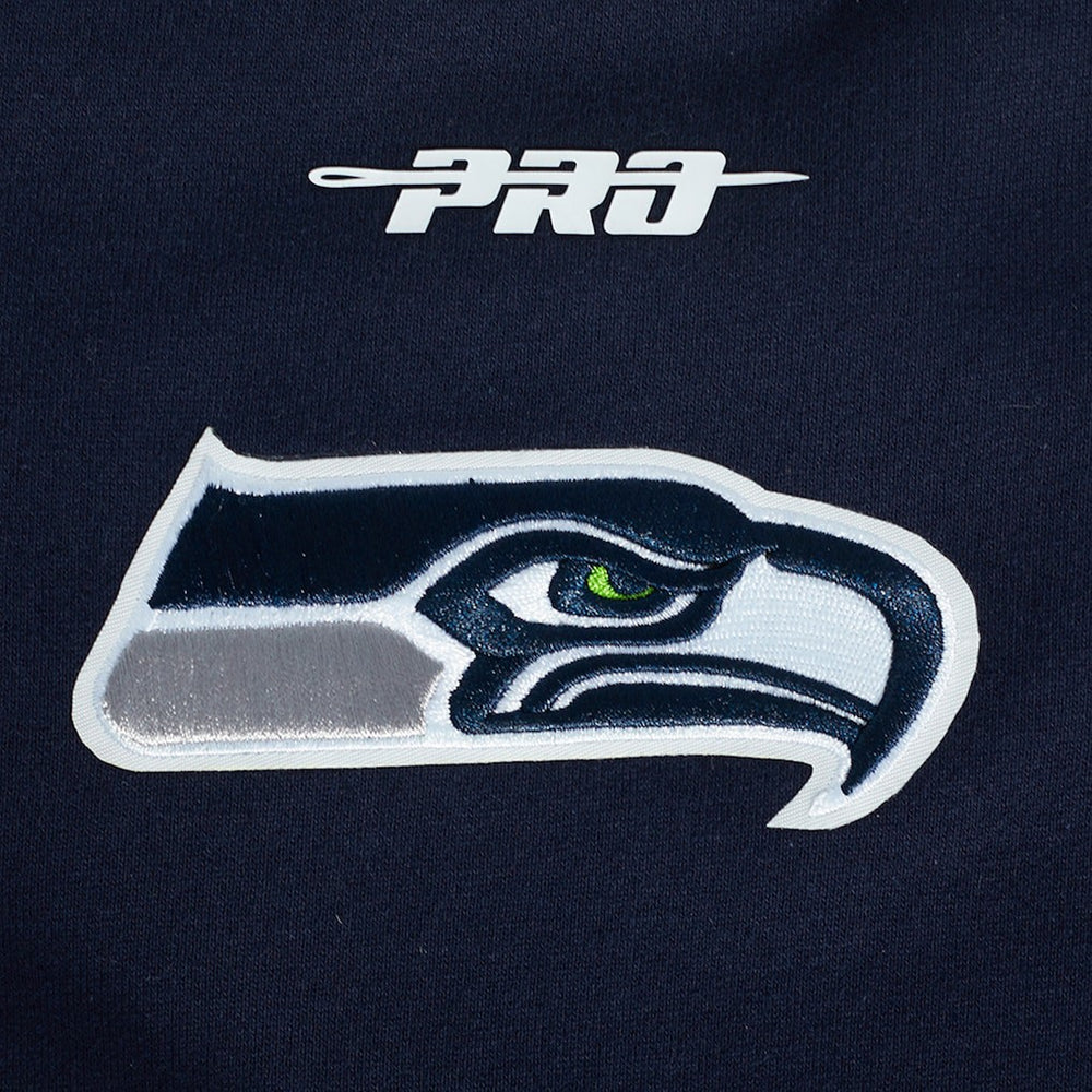 NFL Seattle Seahawks Pro Standard Turn It Up Drop Shoulder Pullover Sweatshirt