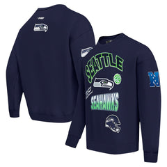 NFL Seattle Seahawks Pro Standard Turn It Up Drop Shoulder Pullover Sweatshirt