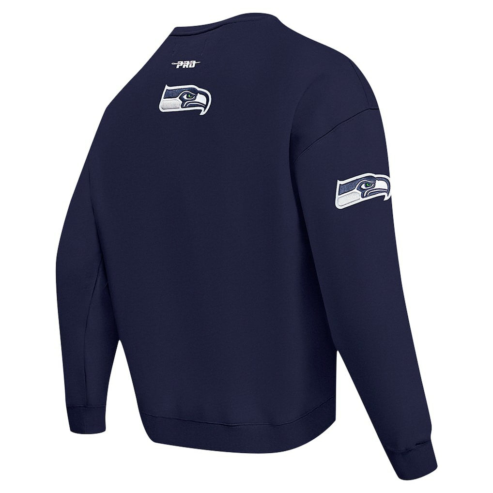 NFL Seattle Seahawks Pro Standard Turn It Up Drop Shoulder Pullover Sweatshirt