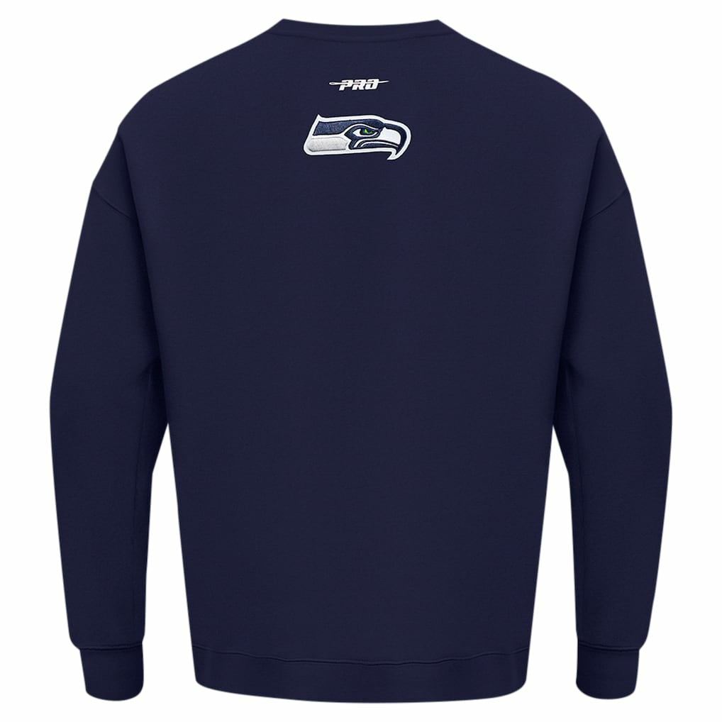 NFL Seattle Seahawks Pro Standard Turn It Up Drop Shoulder Pullover Sweatshirt