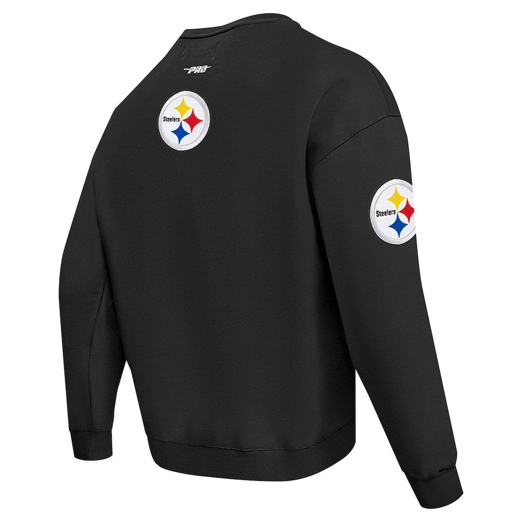 NFL Pittsburgh Steelers Pro Standard Turn It Up Drop Shoulder Pullover Sweatshirt
